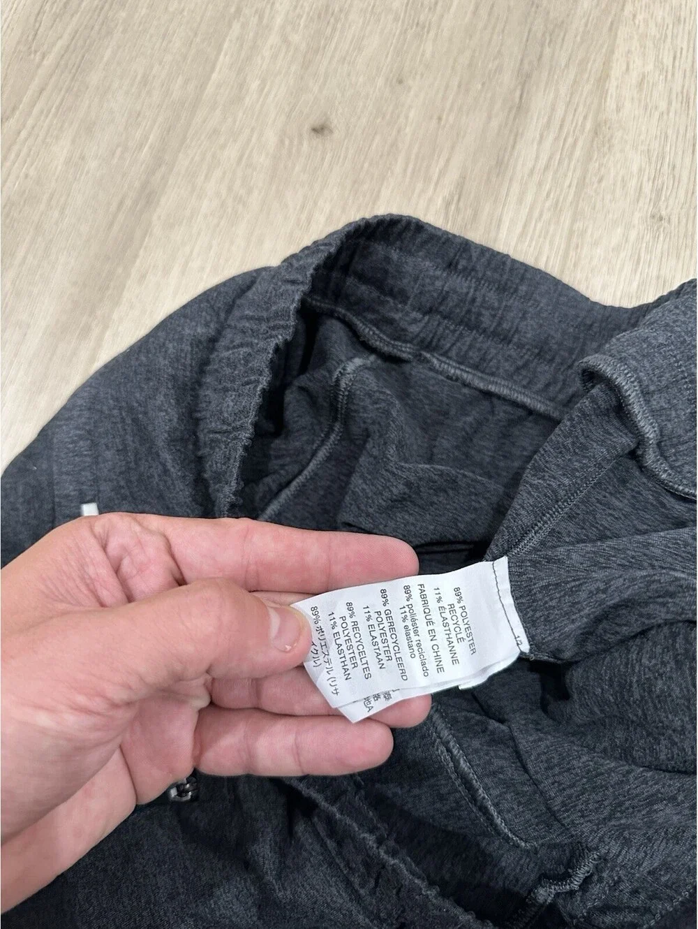 Vuori Jogger Men’s Large Pronto Performance Gray Pull On Gym V438